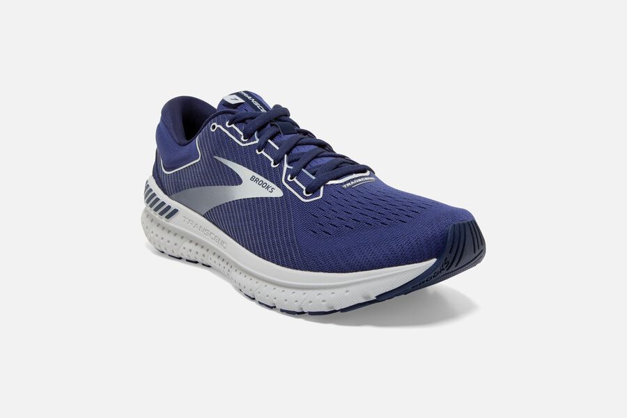 Brooks Transcend 7 Road Loopschoenen Heren - Donkerblauw/Zilver - 056413VDS